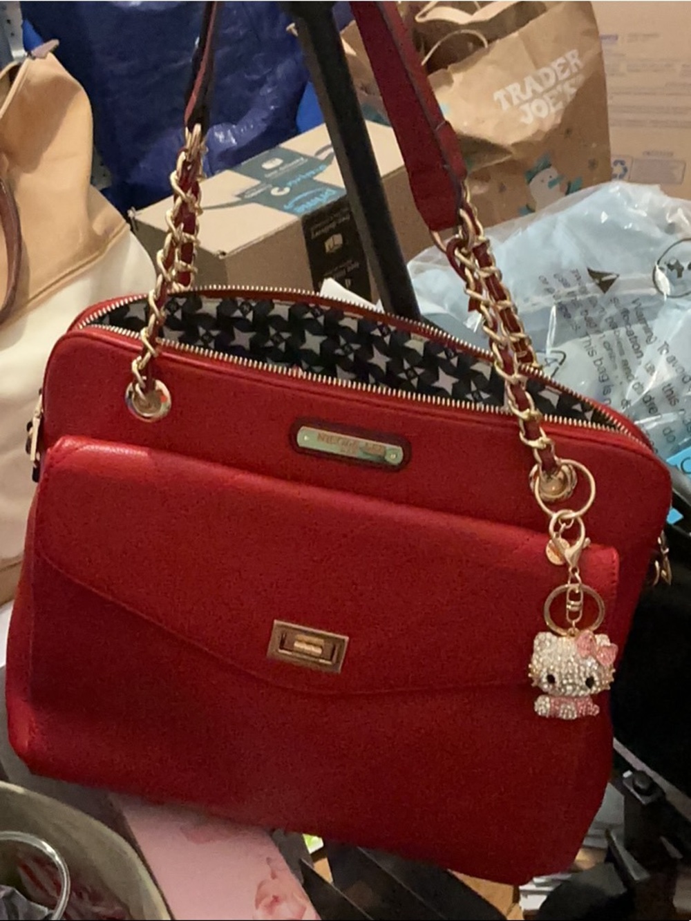 Nicole Lee Red Bag